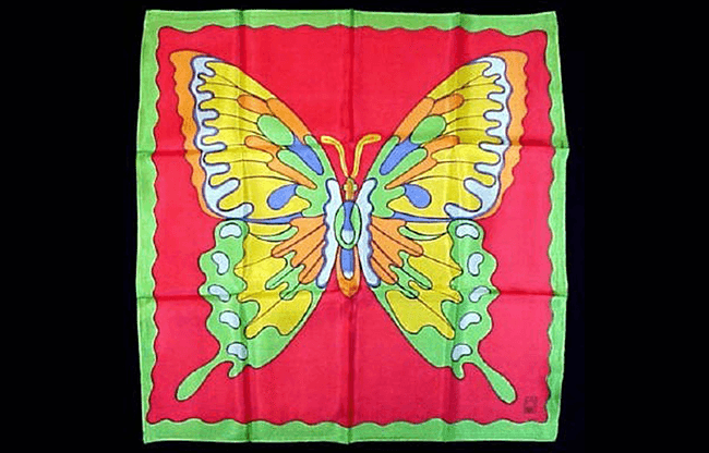 Rice Picture Silk 18" (Butterfly) by Silk King Studios - Trick