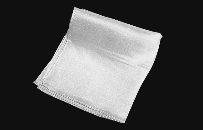 Rice Spectrum Silk 12" (White) by Silk King Studios - Trick