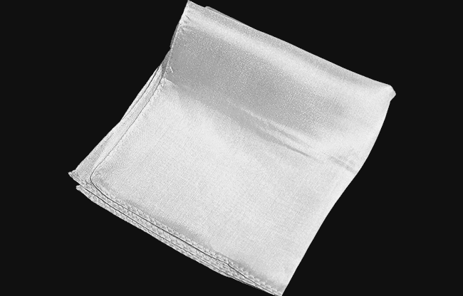 Rice Spectrum Silk 18" (White) by Silk King Studios - Trick