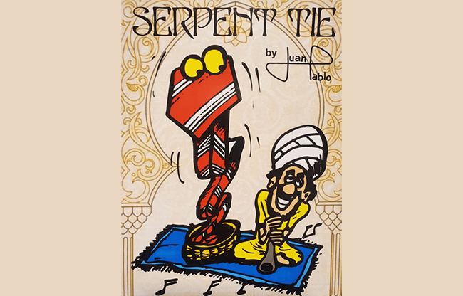 Serpent tie (Black) by Juan Pablo - Trick