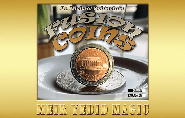 Fusion Coins Half Dollar (Gimmicks and Online Instructions) by Dr. Michael Rubinstein