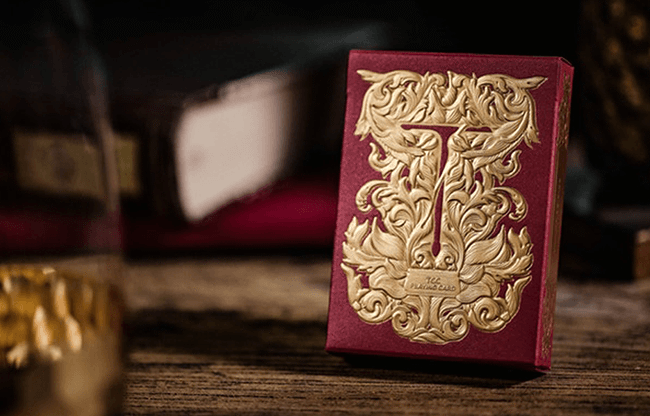 Luxury Sword T (Red) Playing Cards by TCC