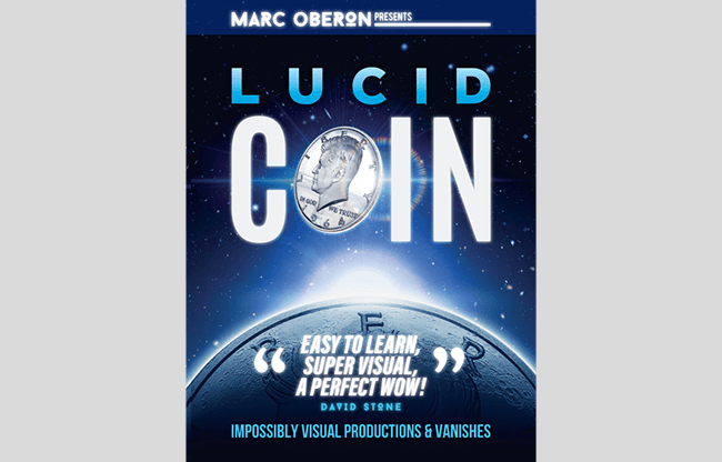 LUCID COIN (Gimmick and Online instructions)by Marc Oberon - Trick