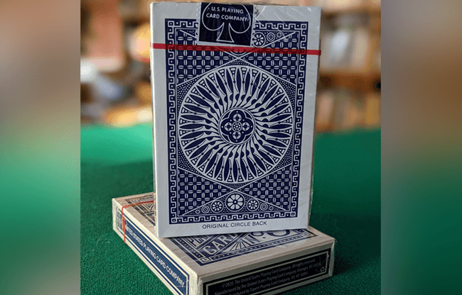 Experts Thin Crushed Printed on Web Press Tally Ho Circle Back (Blue) Playing Cards