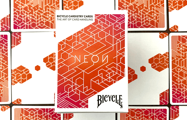 Orange Bump Neon Playing Cards by US Playing Card Co