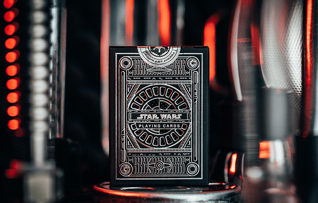 Star Wars Dark Side Silver Edition Playing Cards (Graphite Grey) by theory11