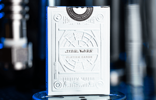 Star Wars Light Side Silver Edition Playing Cards (White) by theory11