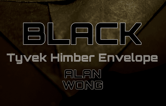 Tyvek Himber Envelopes BLACK (10 pk.) by Alan Wong - Trick