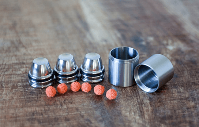 Micro Cups and balls (Gimmicks and Online  Instructions) by Leo Smetsers - Trick