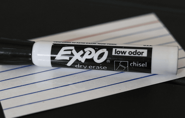 Acro Index Dry Erase 3"X5" (Gimmicks and Online Instructions) by Blake Vogt - Trick