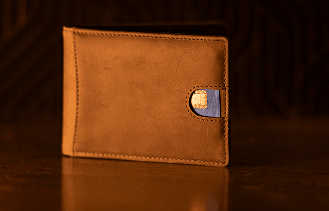 FPS Wallet Brown (Gimmicks and Online Instructions) by Magic Firm - Trick
