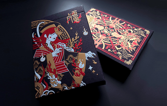 Midnight Geung Si Playing Cards by HypieLab