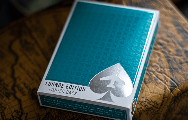 Limited Edition Lounge  in Terminal Teal by Jetsetter Playing Cards