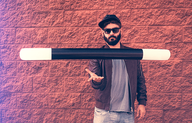 INFLATABLE WAND (4FT.) by Murphy's Magic Supplies - Trick