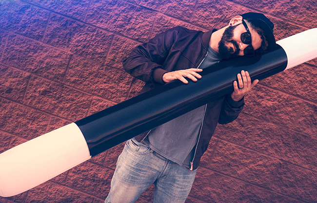 INFLATABLE WAND (6FT.) by Murphy's Magic Supplies - Trick