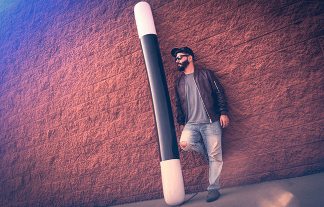 INFLATABLE WAND MEGA (8FT.) by Murphy's Magic Supplies - Trick