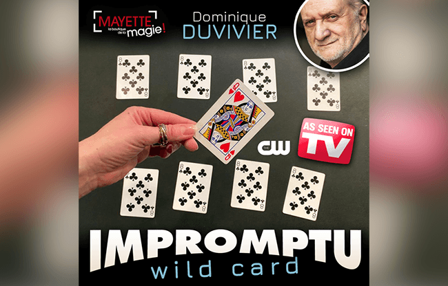 Impromptu Wild Card (Gimmicks and Online Instructions) by Dominique Duvivier   - Trick