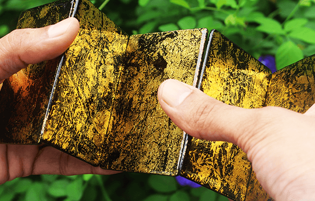 Stardust - Retro Trainers (Gold Flake) by Magic Encarta - Trick