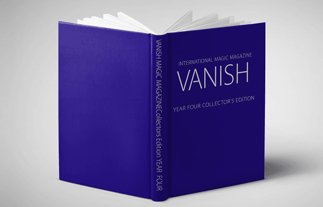 VANISH MAGIC MAGAZINE Collectors Edition Year Four (Hardcover) by Vanish Magazine - Book