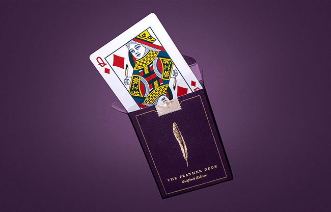 Feather Deck: Goldfinch Edition (Gold) by Joshua Jay