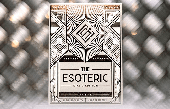 Esoteric: Static Edition Playing Cards by Eric Jones