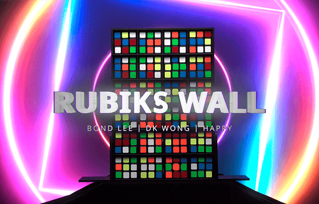 RUBIKS WALL Complete Set by Bond Lee - Trick