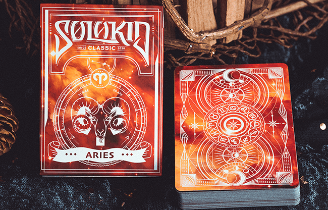 Solokid Constellation Series V2 (Aries) Playing Cards by Solokid Playing Card Co.