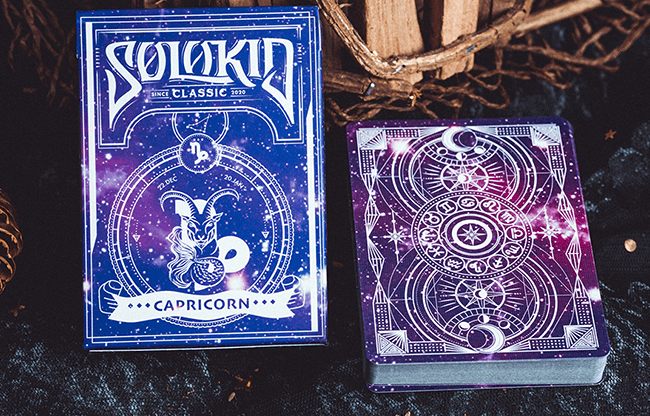 Solokid Constellation Series V2 (Capricorn) Playing Cards by Solokid Playing Card Co.