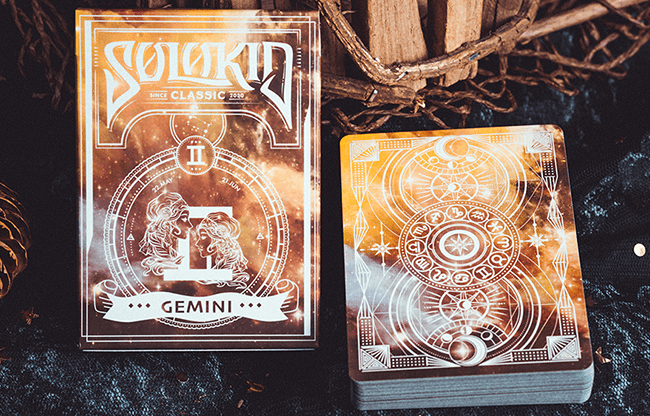 Solokid Constellation Series V2 (Gemini) Playing Cards by Solokid Playing Card Co.