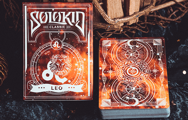 Solokid Constellation Series V2 (Leo) Playing Cards by Solokid Playing Card Co.