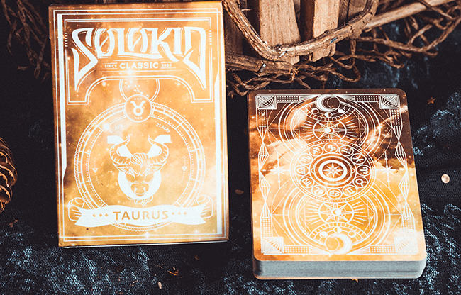 Solokid Constellation Series V2 (Taurus) Playing Cards by Solokid Playing Card Co.
