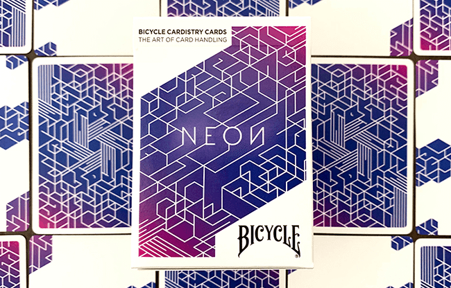 Bicycle Neon Blue Aurora Playing Cards
