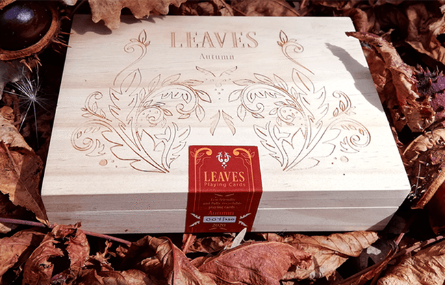 Leaves Autumn Edition Collector's Box Set Playing Cards by Dutch Card House Company