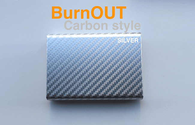 BURNOUT 2.0 CARBON SILVER by Victor Voitko (Gimmick and Online Instructions) - Trick