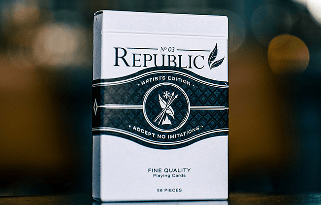 Republic Artist (Black) Playing Cards