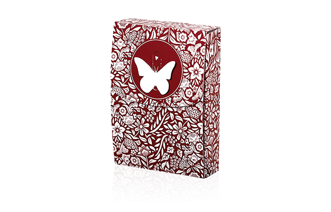 Butterfly Playing Cards Marked (Red) 3rd Edition by Ondrej Psenicka