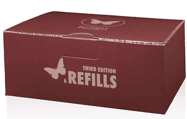 Refill Butterfly Cards Red 3rd Edition (6 pack) by Ondrej Psenicka