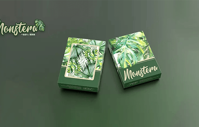 Monstera (Green) Playing Cards by TCC Presents