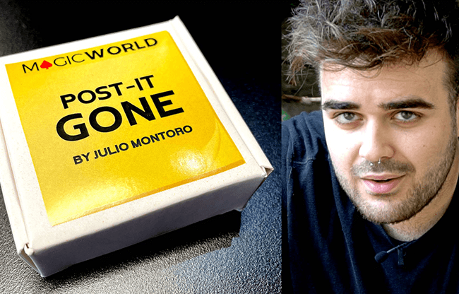 POST IT GONE (Gimmicks and Online Instructions) by Julio Montoro  and MagicWorld - Trick