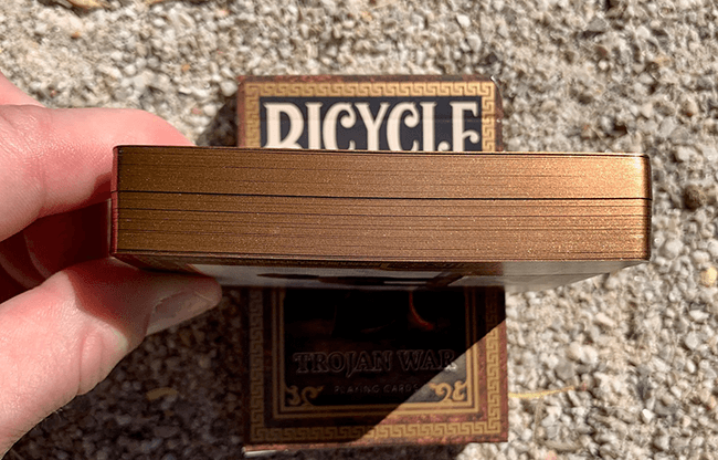 Gilded Trojan War Playing Cards
