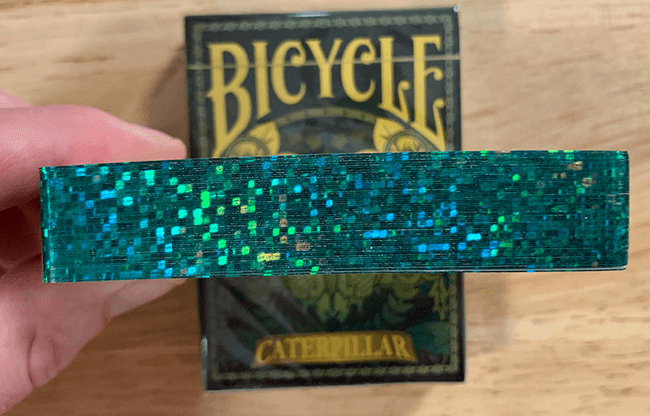 Gilded Bicycle Caterpillar (Dark) Playing Cards