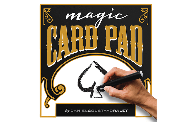 CARD PAD RED (Gimmicks and Online Instructions) by Daniel & Gustavo Raley - Trick