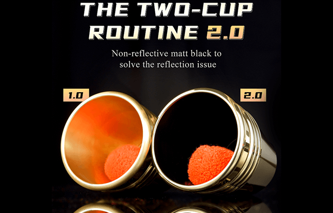 Tommy Wonder Cups & Balls Set 2.0 (Brass) by Raphael and Bluether Magic- Trick