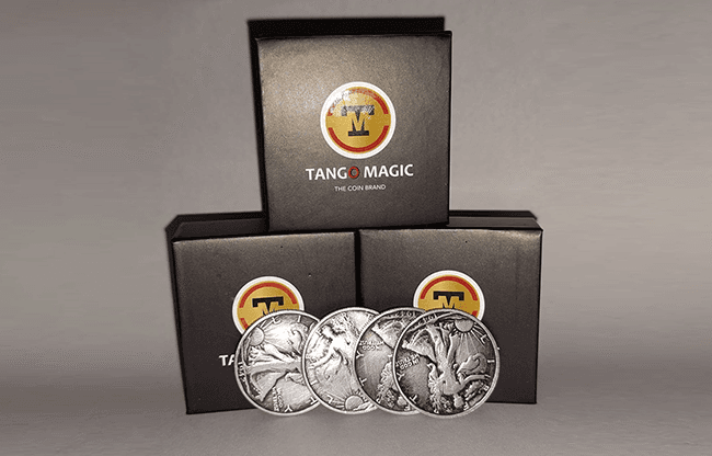 Replica Walking Liberty TUC plus 3 coins (Gimmicks and Online Instructions) by Tango Magic - Trick