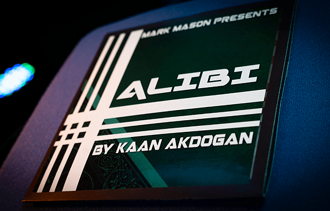 Alibi Blue (Gimmicks and Online Instructions) by Kaan Akdogan and Mark Mason - Trick