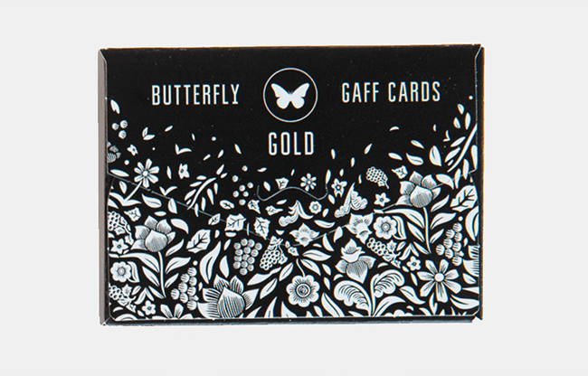 Gaff pack for Butterfly Playing Cards Marked (Black and Gold) by Ondrej Psenicka
