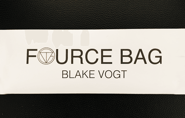 Fource Bag (Gimmicks and Online Instructions) by Blake Vogt - Trick