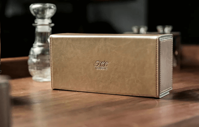 Playing Card Collection GOLD 12 Deck Box by TCC - Trick