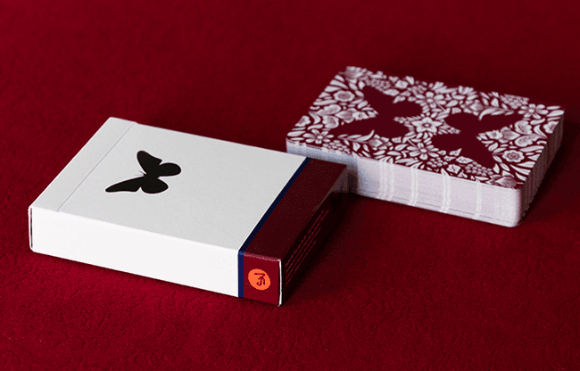 Svengali Butterfly Playing Cards Version 2 (Red) by Ondrej Psenicka