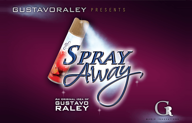 SPRAY AWAY (Gimmicks and Online Instructions) by Gustavo Raley - Trick